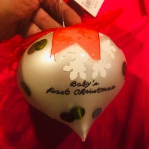 Baby’s first Christmas ornament